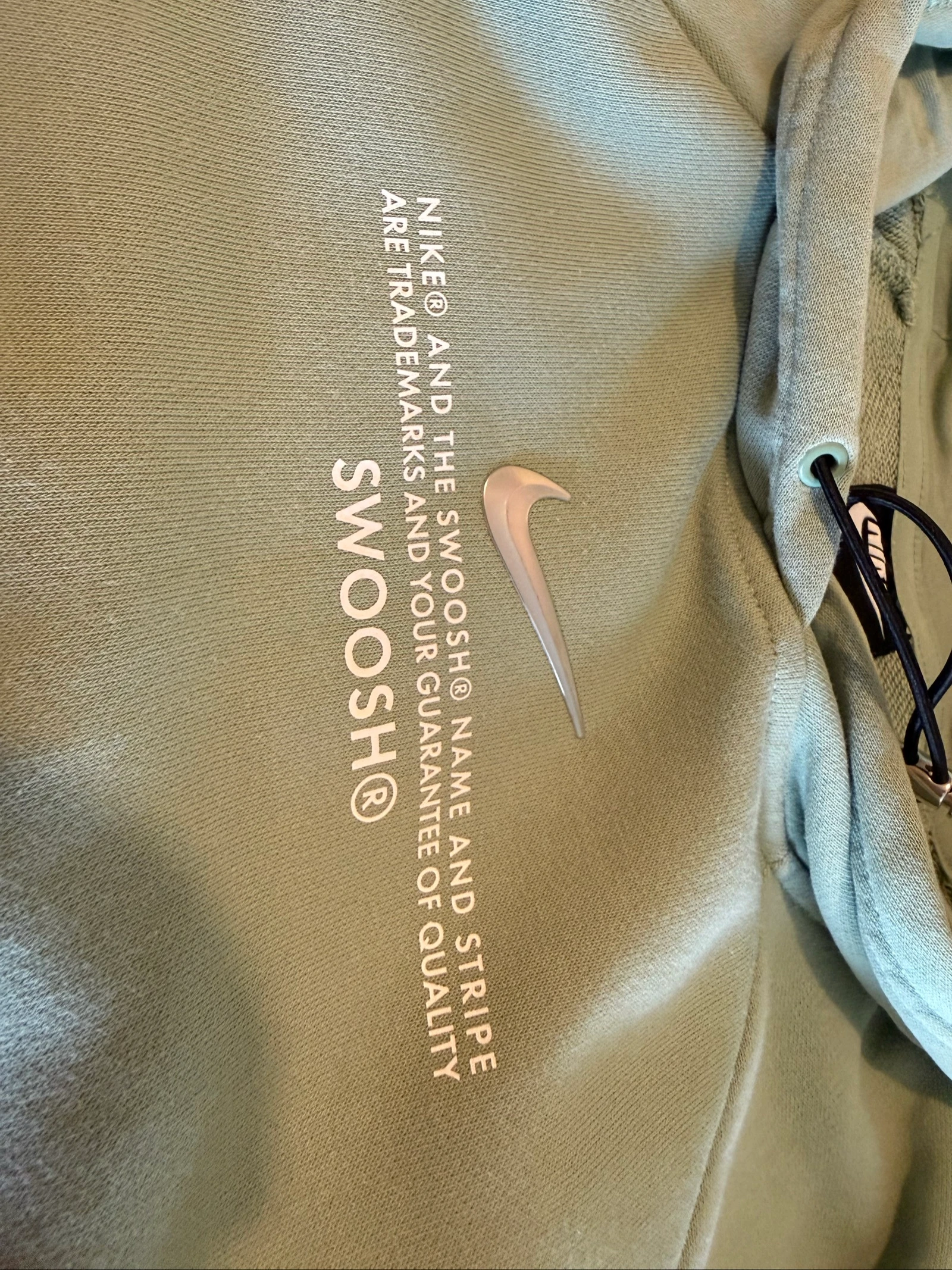 Moletom com capuz feminino Nike S verde sálvia – Muito bom estado – photo 5